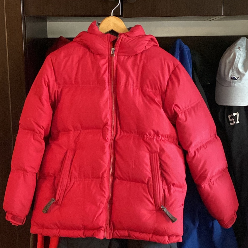 Excellent used red Gap Kids size 12 puffer winter coat
